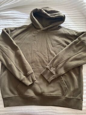 Abercrombie & Fitch Olive Tone Pullover Hoodie